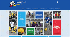 Desktop Screenshot of happyfeetsocal.com